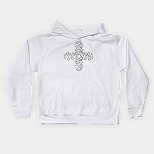 Cross Tribal Design Kids Hoodie